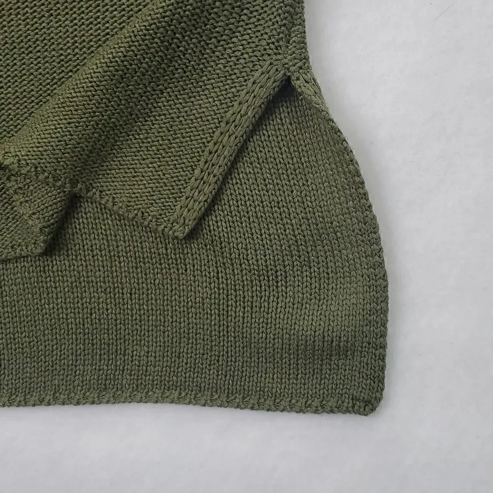 Hot & Delicious Green Studed Sweater Size M/L - Picture 12 of 16